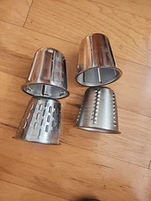Lot Of 4   Grater/Slicer Cones ONLY Food Grater Shredder