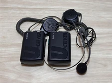 Sony UHF Transceiver Pair 2-Way Radio Set Tested Working