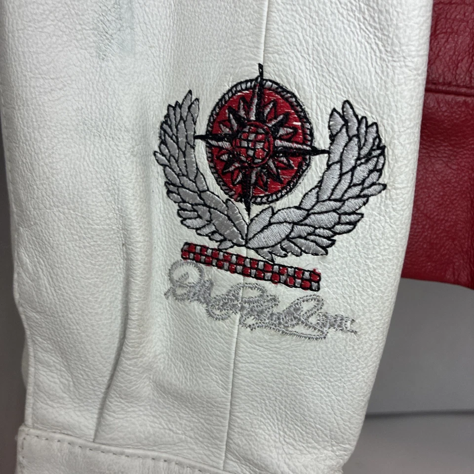 Dale Earnhardt младший, Nascar, номер 8, винтажный женщин Wilson кожаная куртка, XL - Изображение 2 из 4