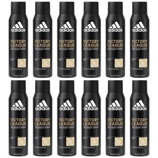 Adidas Victory League Deodorant Body Spray - Vibrant  Spicy, 5oz. Pack of 12 