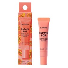 Avatara Papaya Pop Tinted Lip Jelly , Hydrating Lip Gloss Treatme15mL/0.51 Fl oz