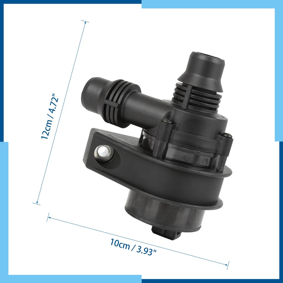 Paquete (1) Bomba de agua de refrigerante auxiliar para automóvil Bomba de agua del motor para BMW 530i 745i Foto 2 de 4