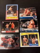 WWE John Cena 6 Card Lot Italian Lamincards Topps w/ Hulk Hogan Pro Wrestling