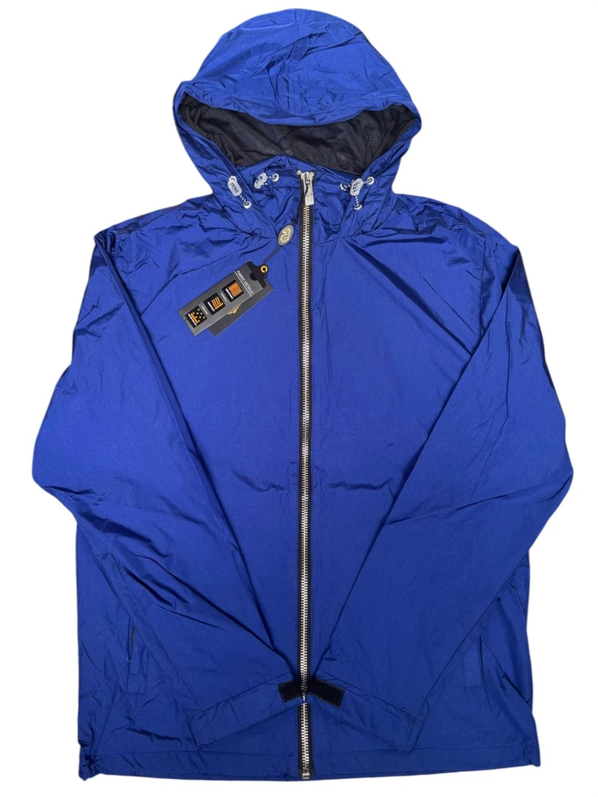 LUKE 1977 MEN'S EVERYORDER HOODED JACKET ROYAL BLUE RETRO SMART CASUAL NEW BNWT