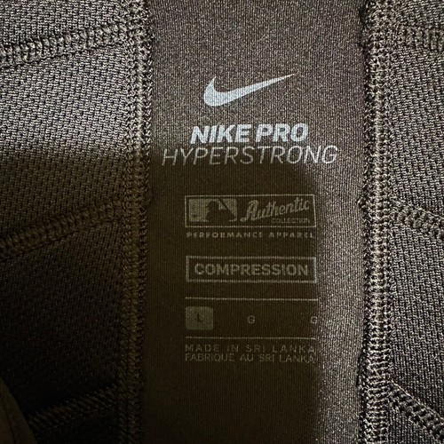 Nike Pro MLB Uomo Taglia L Nero Hyperstrong Baseball Sliding Pantaloncini a Compressione - Foto 6 di 7