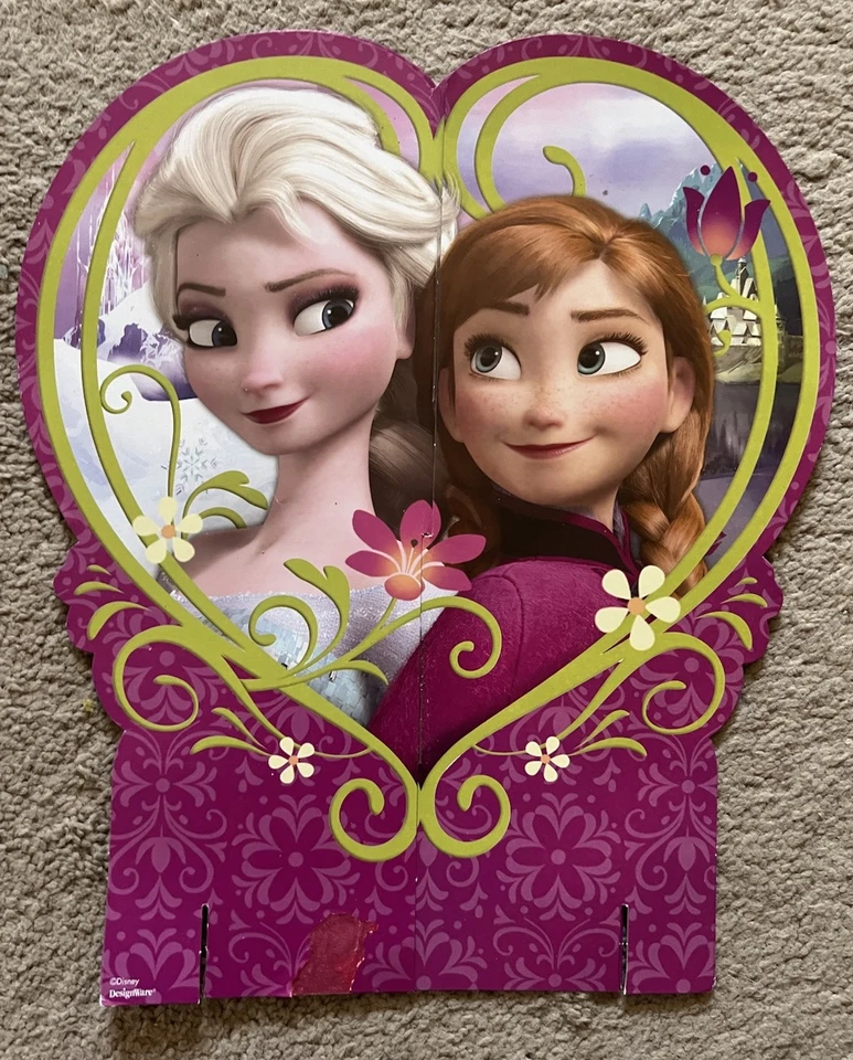 Disney FROZEN Lote De 4: Conjunto/Caneta de Papelaria;Peça Central de Festa 3D;Saco de Presente;Fita - Imagem 4 de 4