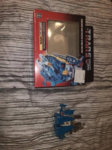 Topspin G1 Transformers 1984 Figure Hasbro Complete Jumpstarter Original W/Box