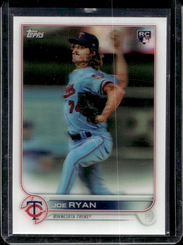 2022 Topps 3D Joe Ryan RC Rookie #390 Twins