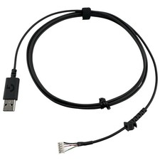 USB Rubber Cable Cord Replacement for Logitech G502 Hero Wired Gaming Mouse