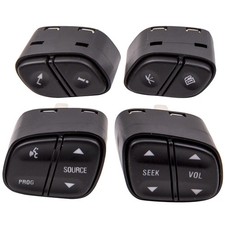 4pcs Steering Wheel Radio Volume Control Switch for Chevrolet GMC Buick 21997738