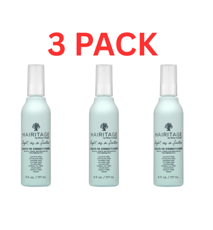 Light As A Feather Detangler 6 Fl Oz 3 Pack