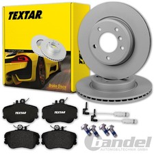 TEXTAR BREMSSCHEIBEN 284mm + BELÄGE VORNE für MERCEDES C-KLASSE W202 S202