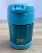 THERMOS Kids 10oz Vacuum Insulated Food Jar Blue Leak Proof Stainless Steel
