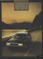 1993 Jaguar Deluxe Sales  Catalog !!