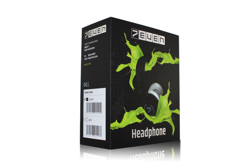 7even Headphone black, Kopfhörer für Dj, Hifi, Sport, dreh-klappbar, Kabel steck - Afbeelding 2 van 11