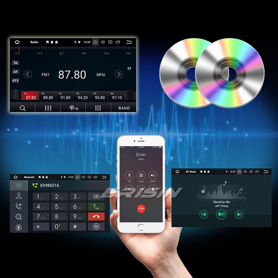 Android 8.0 GPS Autoradio für VW Passat Polo Golf Tiguan Skoda Seat OPS DAB+ DAB - Bild 4 von 4
