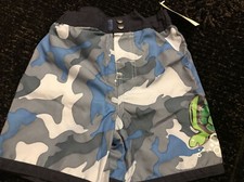 Wonder Kids Boy's Baby Board Shorts Swim Trunks Size 18 Months Multicolored NWT