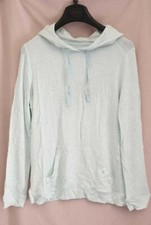 Maine Ladies Hooded Kangaroo Sweat Top Pale Blue UK 10 LN005 LL 13