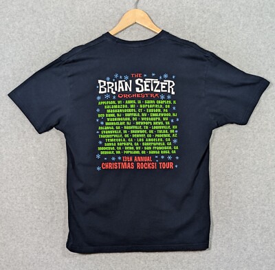 The Brian Setzer Orchestra T-Shirt 13th Annual Christmas Rocks