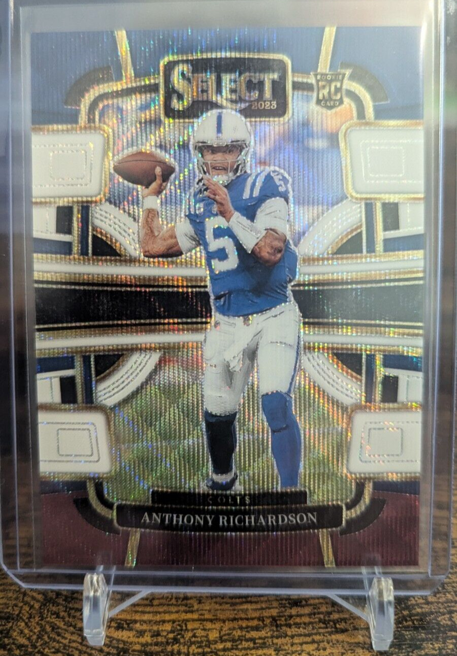 2023 Select Football Anthony Richardson Concourse Tri Color Prizm Rookie /259