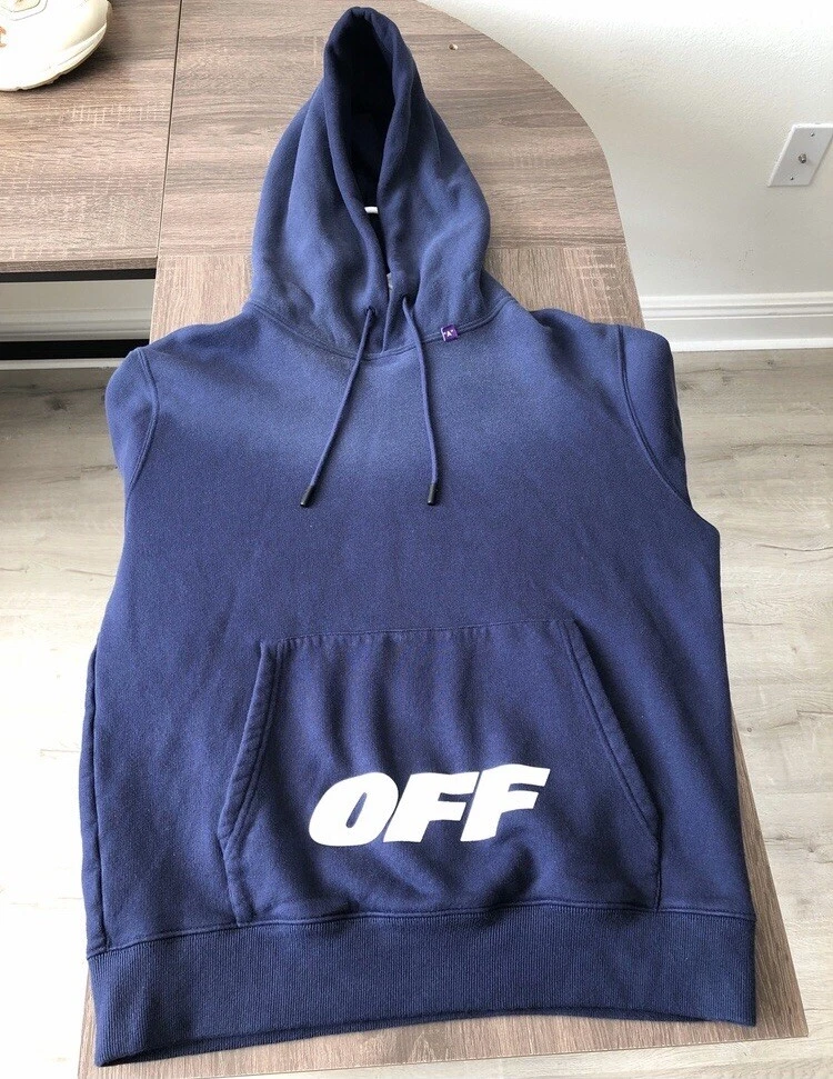 お買い上げで送料無料 希少 UNWANTED hoodie blue L 新品 オフホワイト ...