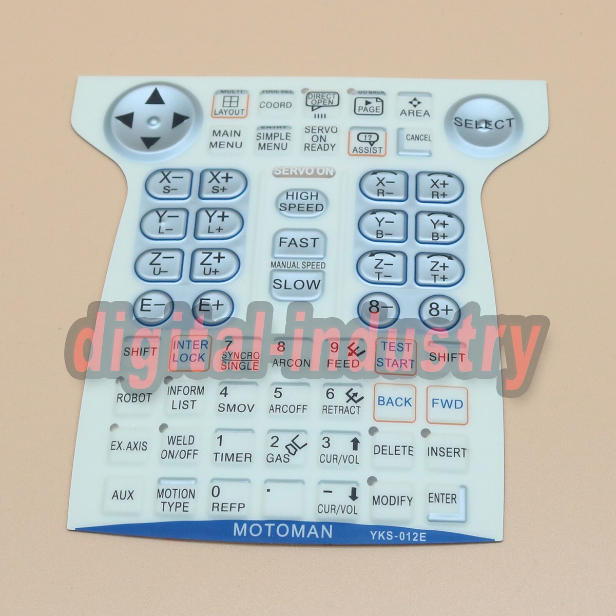 New For Yaskawa Robot Teach Pendant Motoman YKS-012E Free