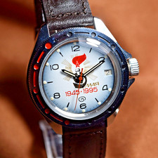 Vintage Wristwatch Vostok Komandirskie Military Style Soviet Wostok Men's Watch