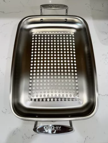 All-Clad Stainless-Steel Outdoor Roasting Pan 15x11