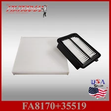 Auto1tech FIT 2014 2015 2017 2.0L ONLY Hybrid Accord Engine/Cabin air filter