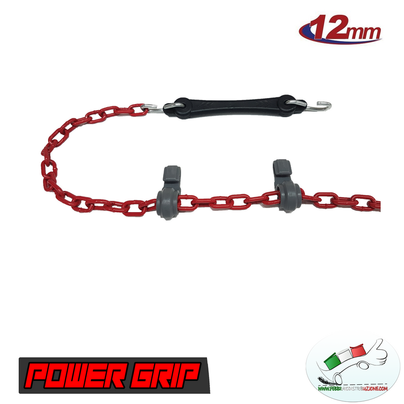 Catene Neve Power Grip 12mm Gr. 110 per pneumatici 215/65r16 Kia