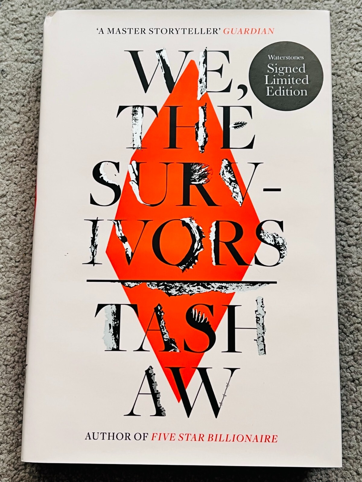 WE, THE SURVIVORS by TASH AW - signed by the author (SB517)