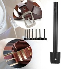 1/7pcs Leather Craft Half-round Cutter Punch Strap Belt Wallet End Tools 15-45mm