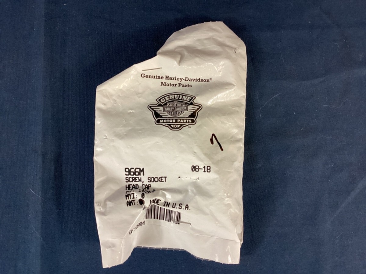n72p　0916 NEW OEM Harley Davidson (7 in pk) M6 x 1.0 x 35 Hex Socket Head w