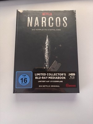 Limited Edition 0597/1111 Mediabook Blu-ray: Narcos - Staffel 1 / Season 1