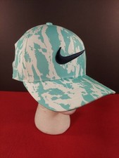 Nike Golf Classic 99 Dri Fit Strapback Hat Light Blue White