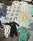 Huge Lot Of Baby Boy Newborn- 6 Months 27 Clothes, 3 Hats, Bib, Size 2 Sneakers
