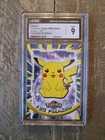 CGC 9 Mint Graded Pikachu #25 Topps Series 1 Pokemon Card #25  1999 ITALIAN