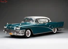Sunstar 4808 1:18 1958 Buick Limited Riviera Coupe Glacier White Dark Turquoise