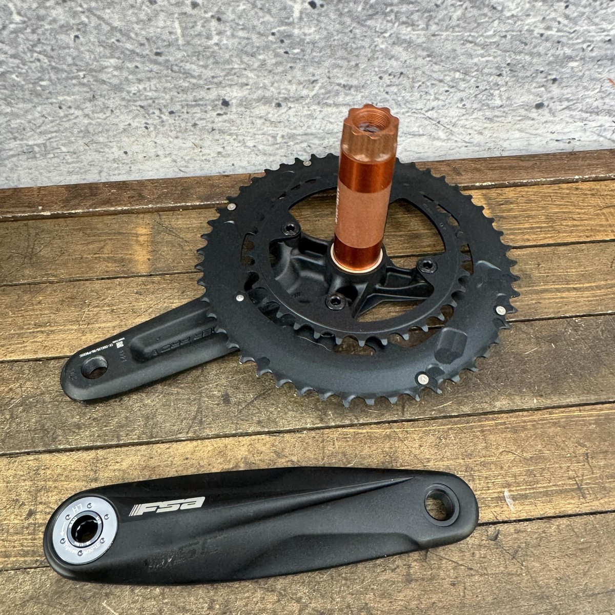 FSA PowerBox SC Gossamer Pro Power Meter Crankset 170mm 50/34T