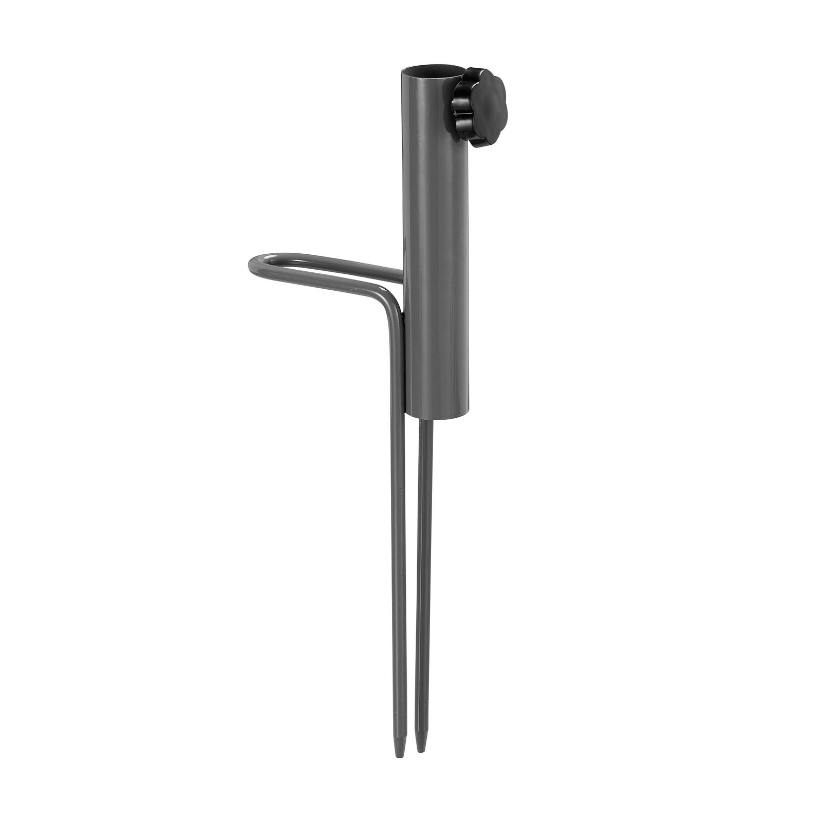 Douille de sol à poignée pour parasol de camping de diamètre 17 à 23 mm