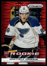 2013-14 Panini Prizm Prizms Red Pulsar Dmitrij Jaskin Rookie St. Louis Blues