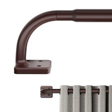 Curtain Rods for Windows 36 to 60 inch, 5/8" Blackout Wrap Around Curtain Rod...