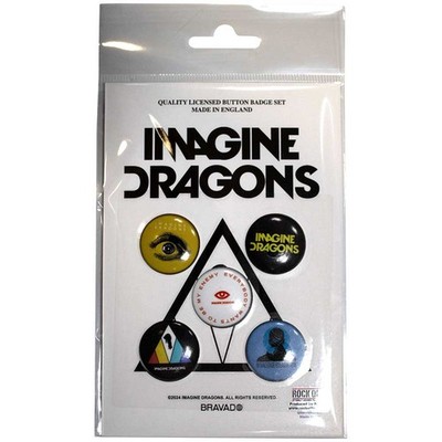 Imagine Dragons Enemy Button Badge Pack Size One Size