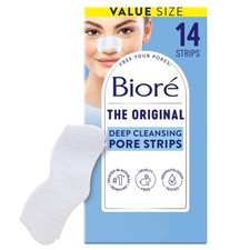 Bior  Original Blackhead Remover Strips, Deep 14 Count Pack of 1 , White