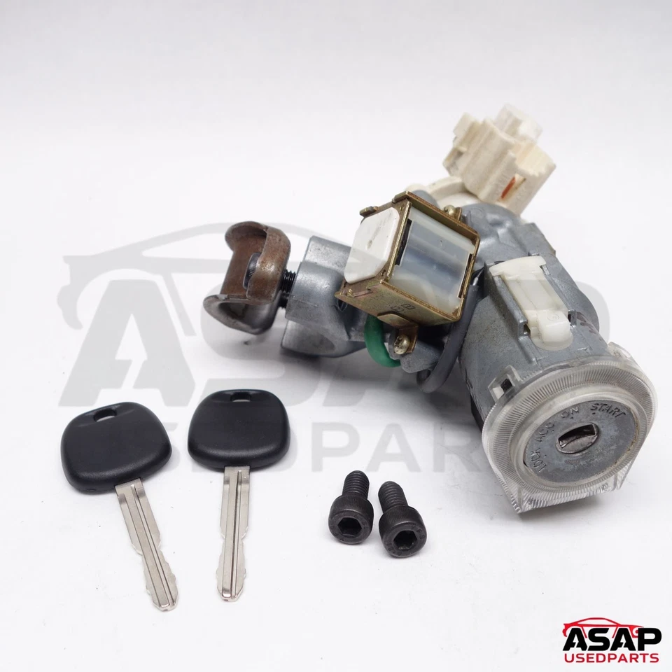 🍎 INTERRUPTOR DE ENCENDIDO CILINDRO DE BLOQUEO + 2 LLAVES NUEVAS TOYOTA RAV4 2001-2005 45020-42-3 Foto 2 de 4