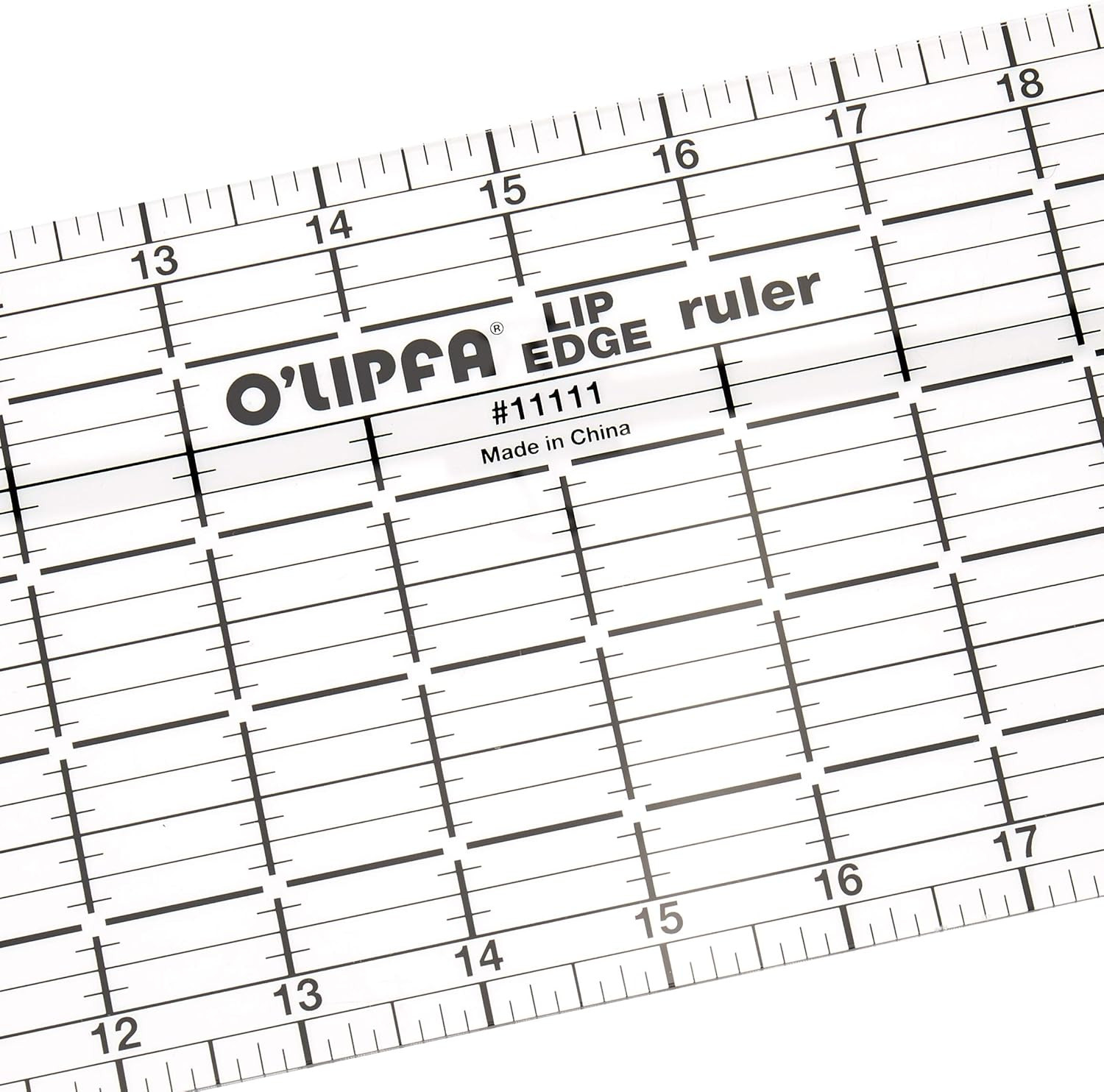 O'Lipfa 11111 Ruler with Lip Edge, 5 X 24-Inch