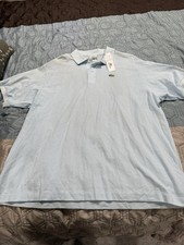 Men  s Lacoste Baby Blue Polo Size 9, 3XL, NWT