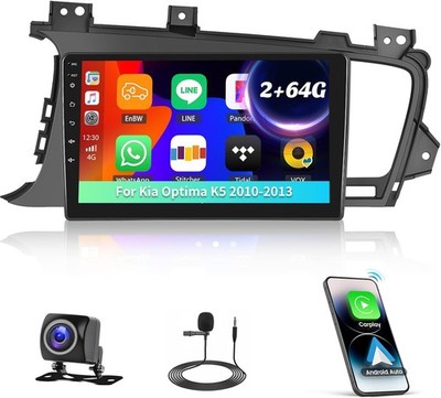 64GB For Kia Optima K5 2011-2013 Carplay Car Radio Stereo Android 15 Navi 9inch