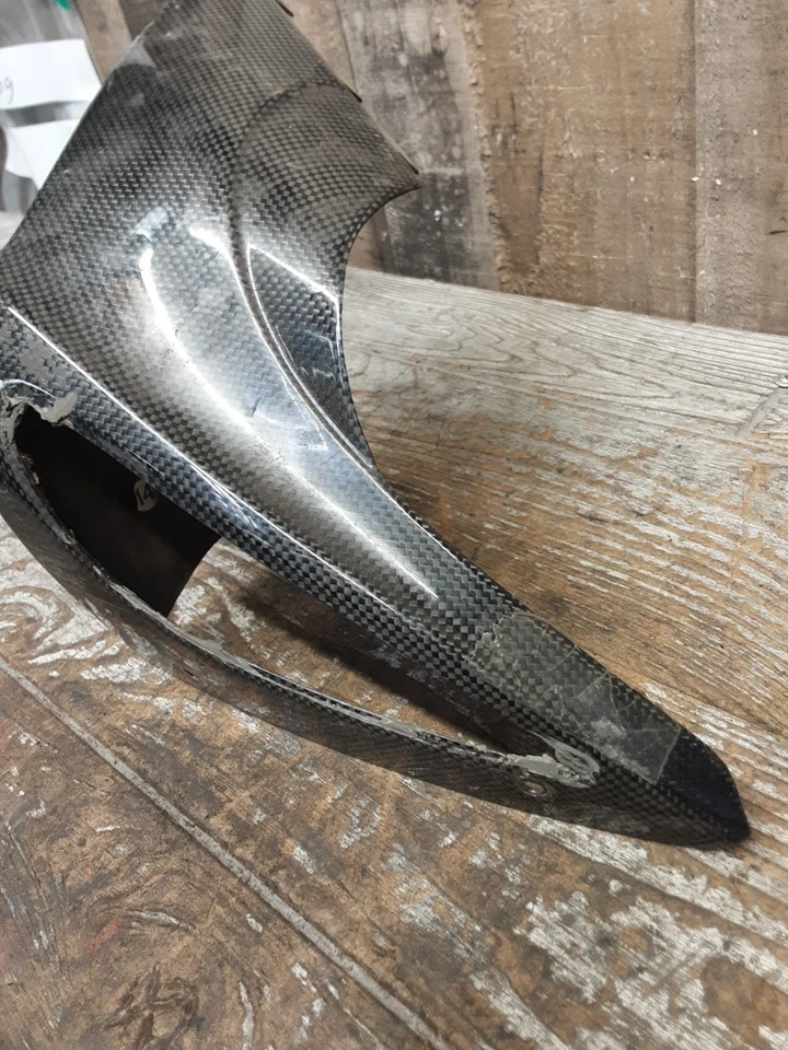 BMW R1100 R1100S 1999 99 98-05 intermitente delantero izquierdo fibra de carbono cubierta de esquina Foto 3 de 4