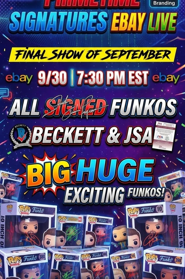 Insane Rare Signed Funkos